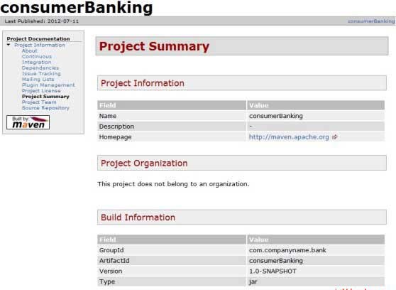 consumer web  page