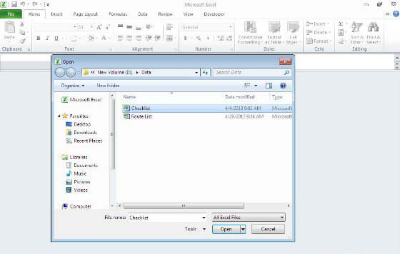 Open Dialog