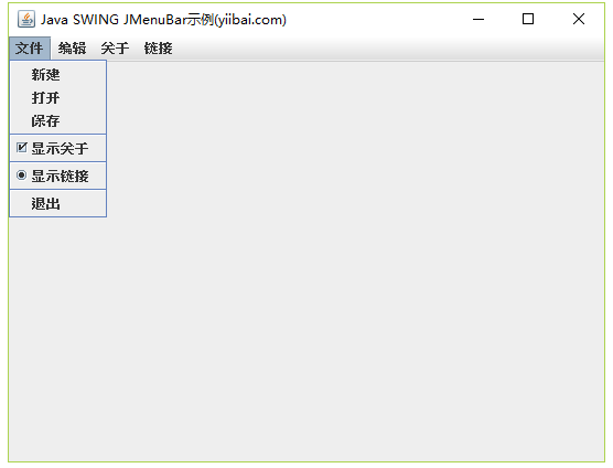 JMenuBar示例
