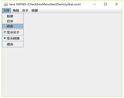 JCheckboxMenuItem